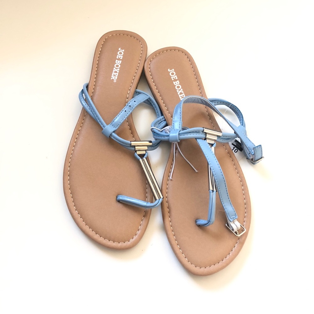 Joe boxer sz 10 sandal blue